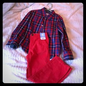 J. Khaki pants set